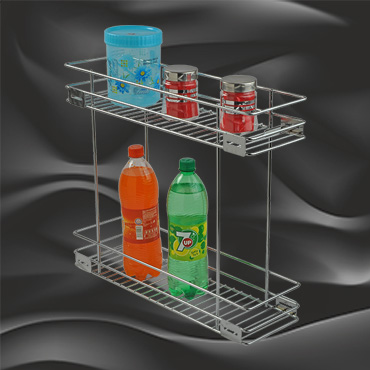Wire Double Pullout Basket