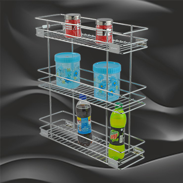Wire Triple Pullout Basket